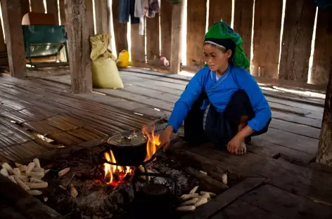 Chez l'habitant région Pan Hou Vietnam