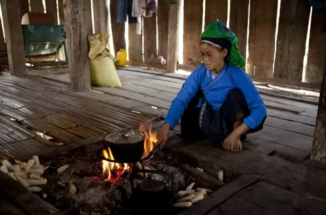 Déjeuner chez l'habitant (minorité Nung)