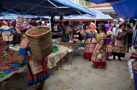 Marché de Bac Ha, route > Hanoï