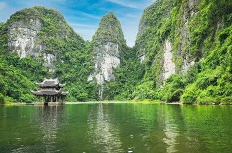 Vue du paysage de Trang An dans la province de Ninh Binh