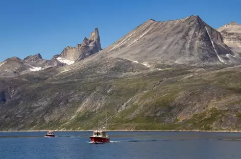 Navigation dans le fjord de Tasermiut - Groenland