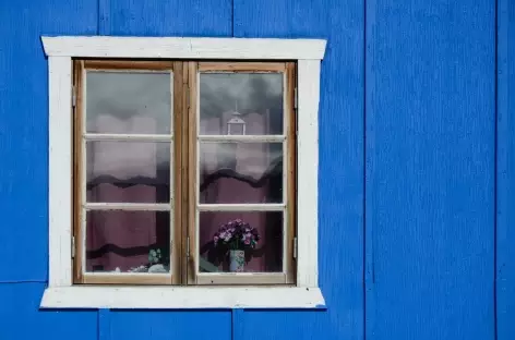 Maison colorée typique du Groenland