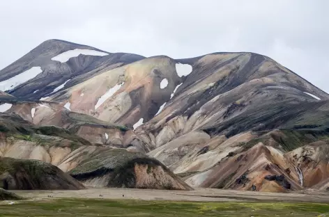 Trek dans la région de Landmannalaugar, Islande