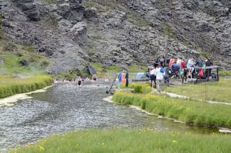 Source chaude de Landmannalaugar, Islande