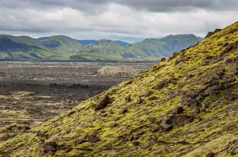 Région des cratères du volcan Laki, Islande
