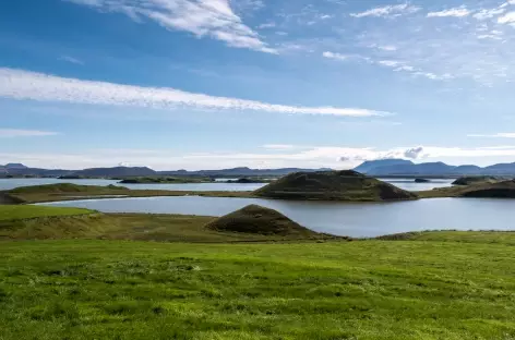Pseudo-cratères, région du Lac Mývatn - Islande