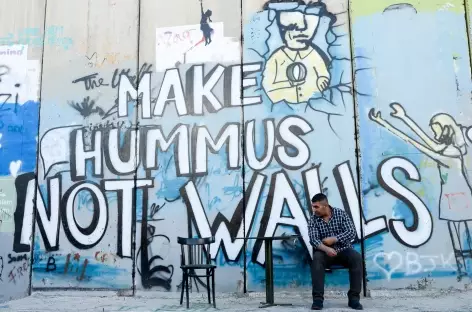 Mur de séparation à Bethléem - Palestine