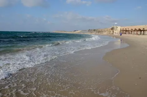 Plage de l'aqueduc, Césarée - Israël