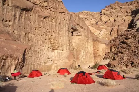 Campement dans le désert - Jordanie