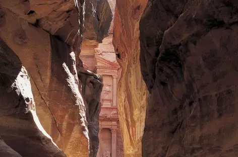 Le Siq à Pétra - Jordanie