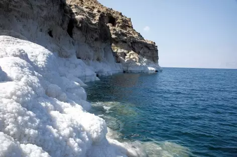 Mer Morte et ses formations de sel - Jordanie