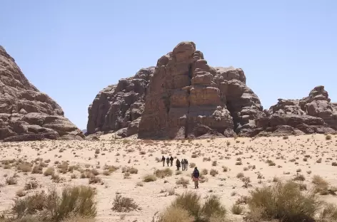 Sud du Wadi Rum, vers Jarich - Jordanie