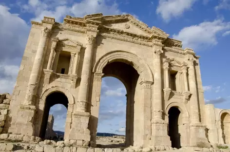 Porte d'Hadrien à Jérash - Jordanie