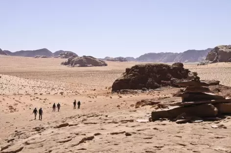 Trek dans le Wadi Rum - Jordanie