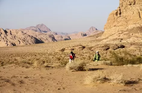 Trek dans le Wadi Rum - Jordanie