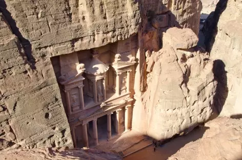 Pétra, le Trésor vu du haut - Jordanie - 