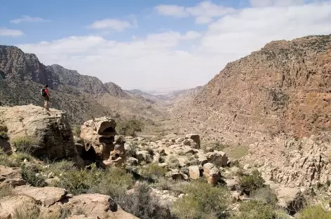 Marche dans le Wadi Dana - Jordanie