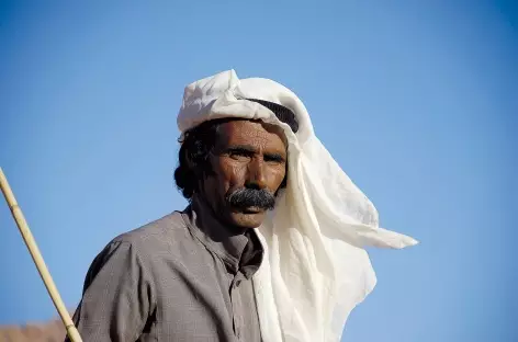 Notre chamelier bédouin du Wadi Rum - Jordanie