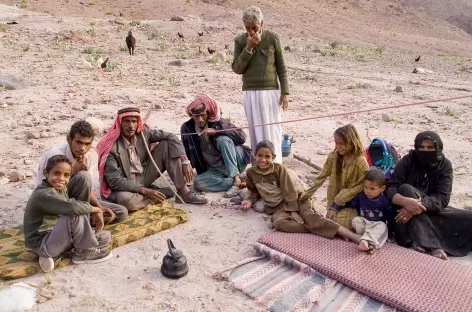 Famille bédouine - Jordanie