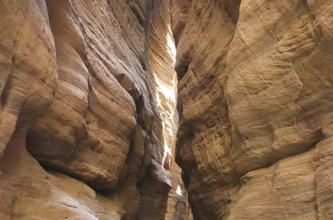 Marche aquatique dans le Wadi Gweir - Jordanie