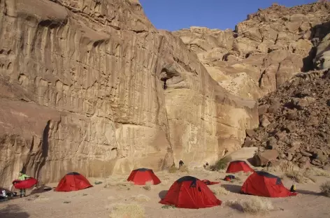 Notre campement dans le désert - Jordanie