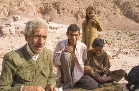 Famille bédouine - Jordanie