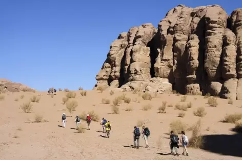 Marche > désert du Wadi Rum
