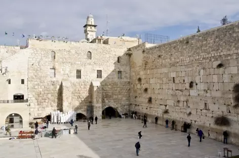 Mur Occidental du Temple (ou Mur des des Lamentations), Jérusalem - Israël
