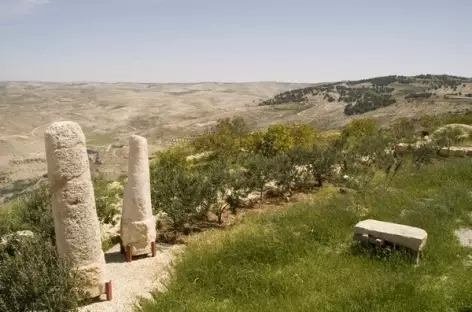 Vue depuis le Mont Nébo, site présumé de la mort de Moïse