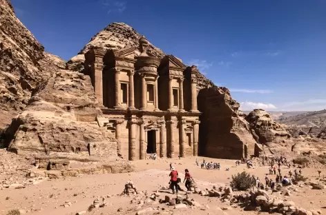 Le monastère à Pétra - Jordanie