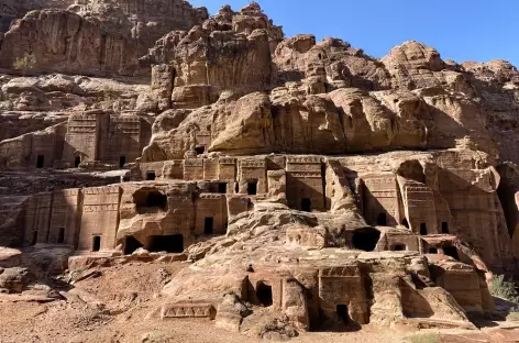 Tombeaux royaux à Pétra - Jordanie