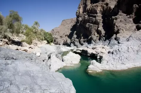 L'une des vasques du wadi Al Arbeyeen - Oman