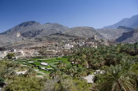 Village de Balad Sit, massif du Wadi Bani Awf - Oman
