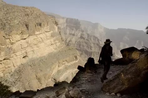 Randonnée en balcon dans le Grand Canyon d'Arabie - Oman