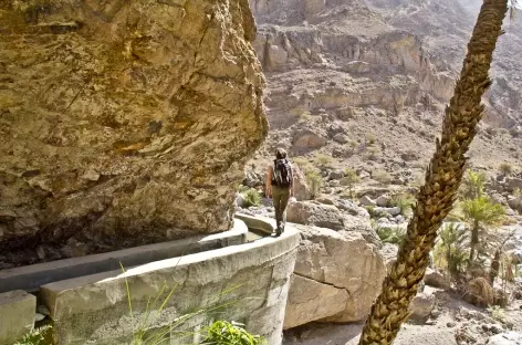 Randonnée entre le col de Sharaf Al Alamain et Misfat Al Abreyeen - Oman