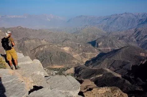 Depuis le col de Sharaf Al Alamain - Oman