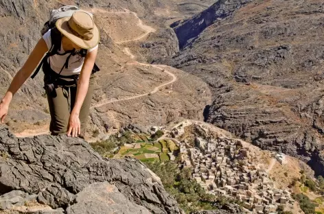 Dernier effort avant d'atteindre le col de Sharaf Al Alamain - Oman