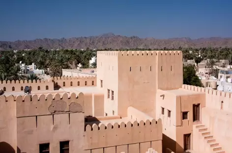 Ville de Nizwa et sa palmeraie - Oman - 