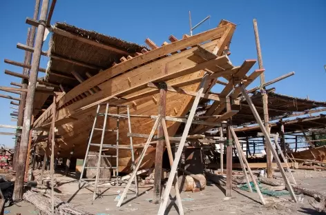 Chantier de boutres à Sur - Oman