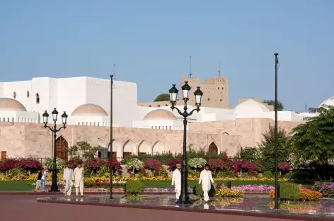 Ville de Mascate, vers le Palais du Sultan - Oman