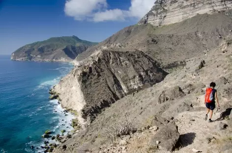 Randonnée côtière vers Fizayah - Oman