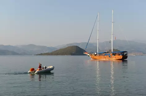 Caïque au mouillage - Turquie