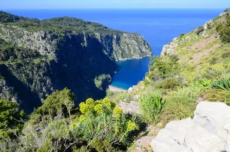 Vallée des papillons et le village de Faralya, Lycie - Turquie