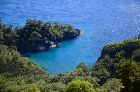 Crique sauvage sur la côte lycienne - Turquie