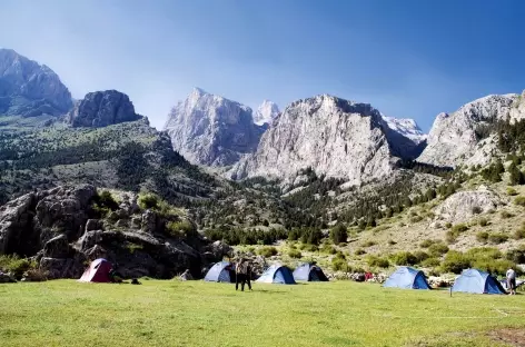Camp au plateau d'Alaca, Massif du Taurus - Turquie