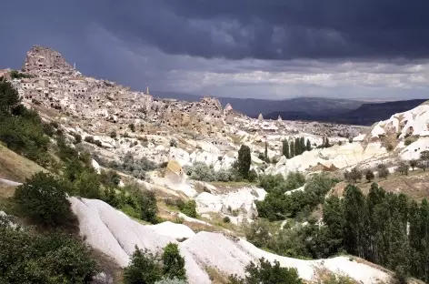 Forteresse et village d'Uçhisar, Cappadoce - Turquie