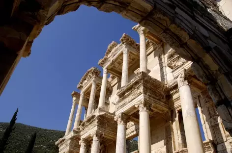 Bibliothèque dans la cité antique d'Ephèse - Turquie