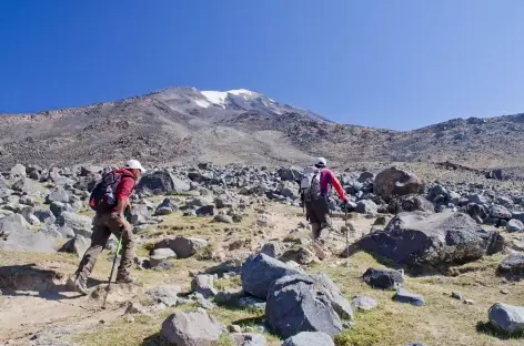 Trek en direction du Camp II, Mont Ararat - Turquie