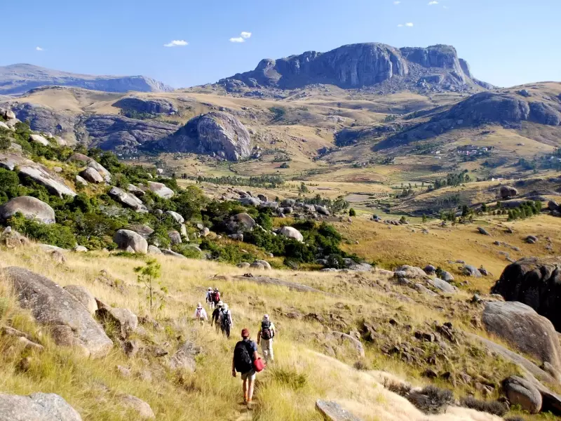 Trek dans la région de la montagne Somaina, pays betsileo - Madagascar, &copy; Julien Erster - TIRAWA 