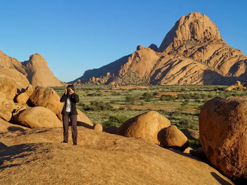 Rando dans le massif du Spitzkoppe - Namibie, &copy; Alexandra Peyer 
